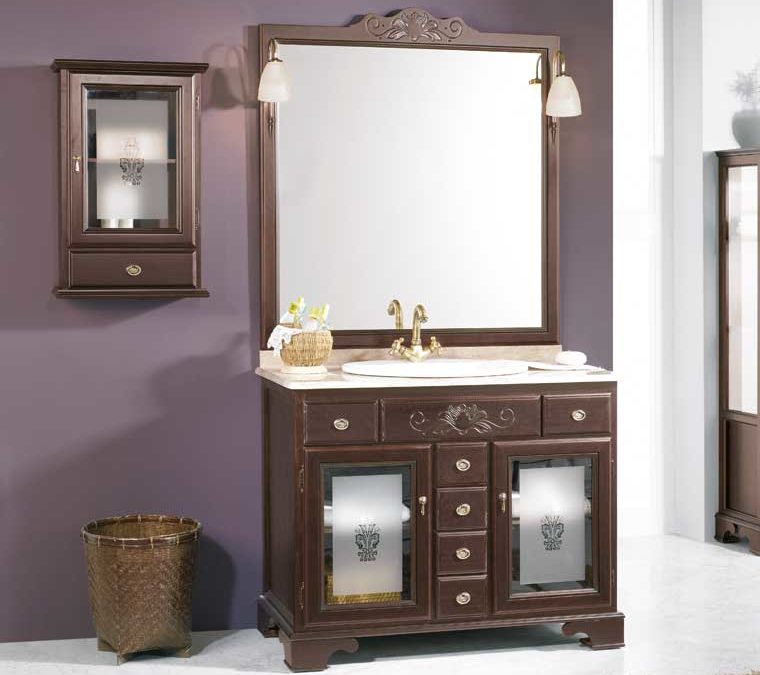 Mueble de Baño Rústico modelo Talla